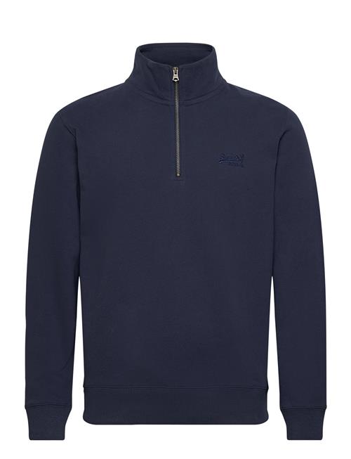 Essential Logo Half Zip Superdry Navy