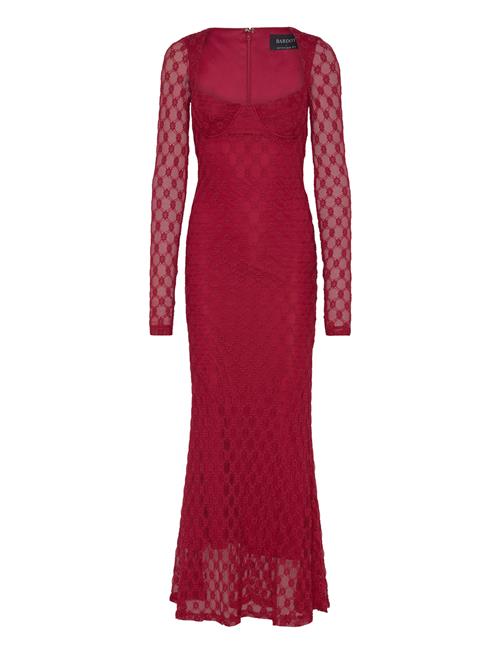 Bardot Avah Midi Dress Bardot Red