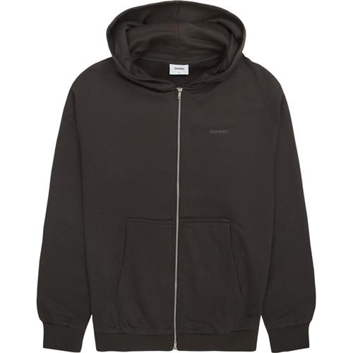 Se Bareen Boba Oversized Zip Hoodie Black ved Quint