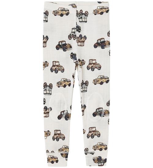 Se Name It Name It Leggings - Uld - Noos - NmmWang - Snow White m. Biler ved KidsWorld