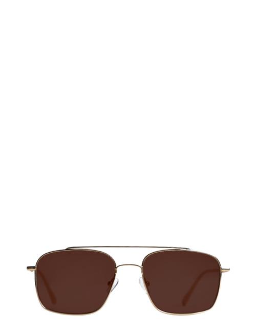 Corlin Eyewear Nicki Gold Brown Corlin Eyewear Brown