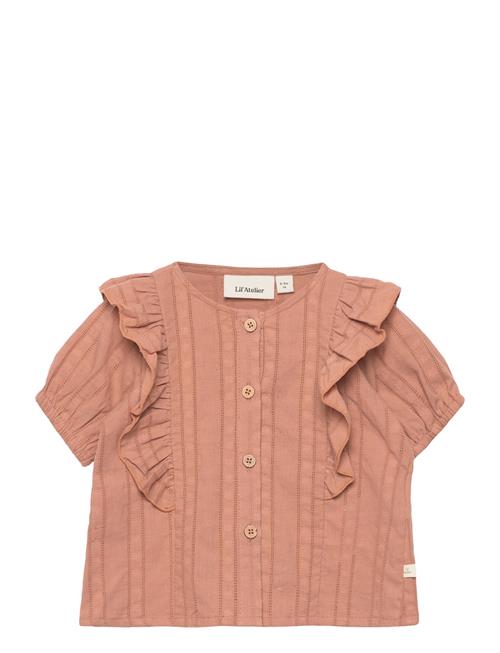 Lil'Atelier Nbfhunja Ss Loose Shirt Lil Lil'Atelier Brown