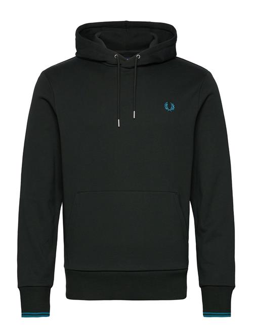 Fred Perry Tipped Hooded Sweatshirt Fred Perry Black