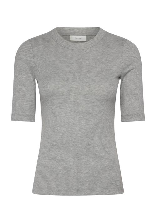 Se InWear Dagnaiw Melange T-Shirt InWear Grey ved Booztlet