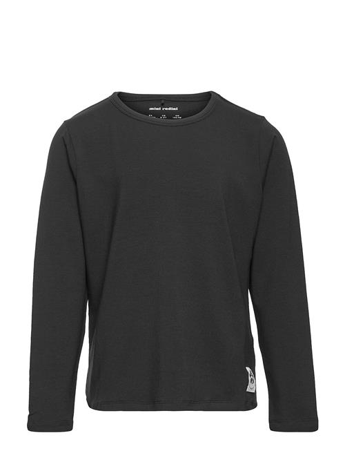 Se Mini Rodini Basic Ls Tee Tencel™ Mini Rodini Black ved Booztlet