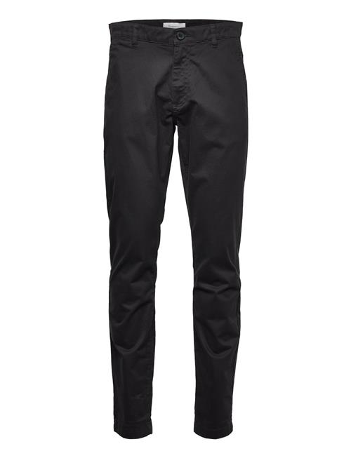 Knowledge Cotton Apparel Luca Slim Twill Chino Pants - Gots/ Knowledge Cotton Apparel Black