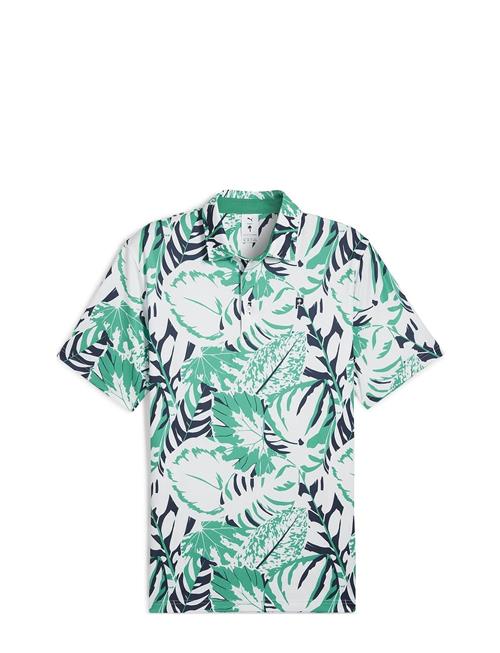 PUMA Golf Puma X Ptc Palm Glitch Polo PUMA Golf Green