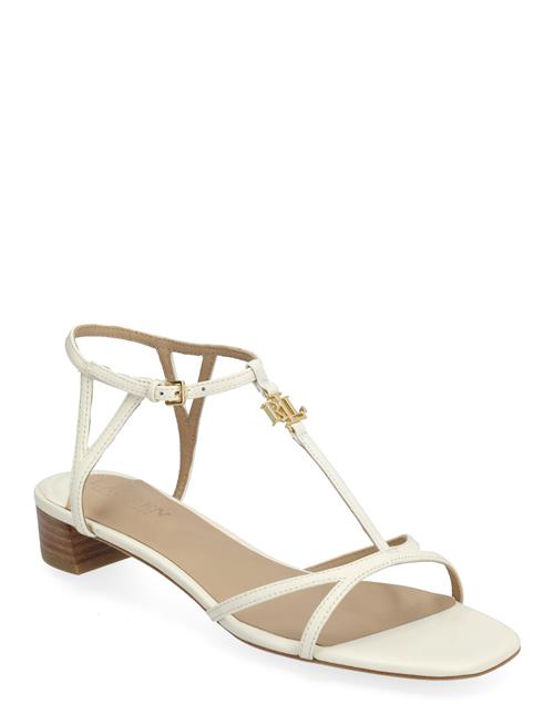 Fallon Nappa Leather Sandal Lauren Ralph Lauren White