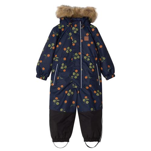 Kuling Chamonix Mønstret Flyverdragt Med Multebærer Navyblå 92 cm  Marineblå  92 cm  Unisex
