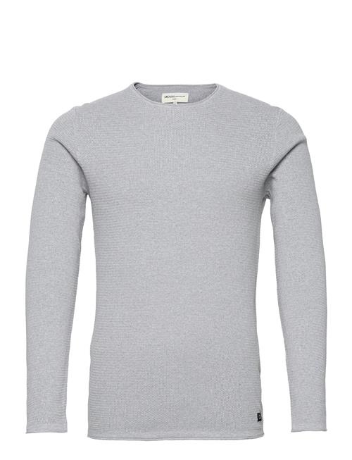 Se Tom Tailor Zigzag Structured Crewneck Tom Tailor Grey ved Booztlet