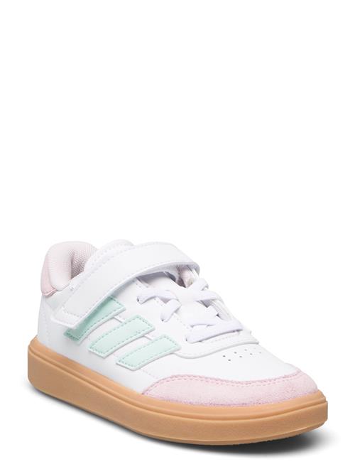 Se adidas Sportswear Courtblock El C Adidas Sportswear White ved Booztlet