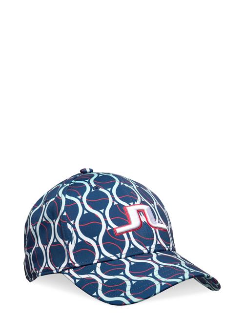 Se J. Lindeberg Adriel Printed Cap J. Lindeberg Blue ved Booztlet