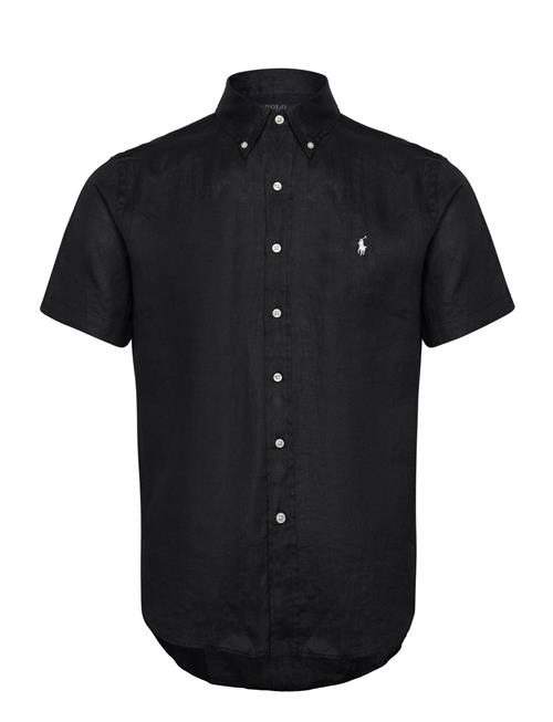 Se Polo Ralph Lauren Custom Fit Linen Shirt Polo Ralph Lauren Black ved Booztlet