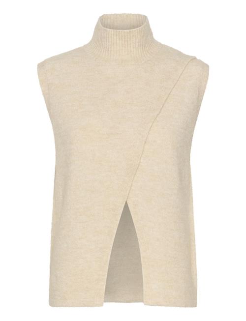 Se Kaffe Kataris Knit Vest Kaffe Cream ved Booztlet