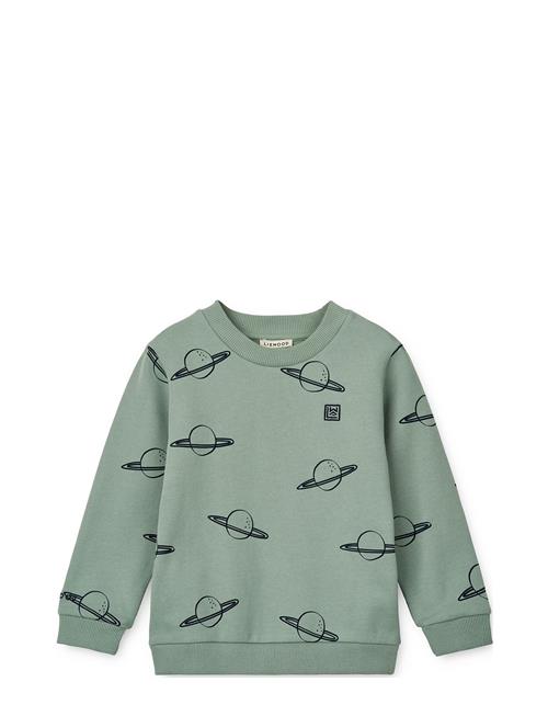 Se Liewood Thora Printed Sweatshirt Liewood Green ved Booztlet