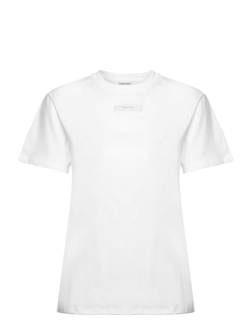 Se Calvin Klein Micro Logo T Shirt Calvin Klein White ved Booztlet