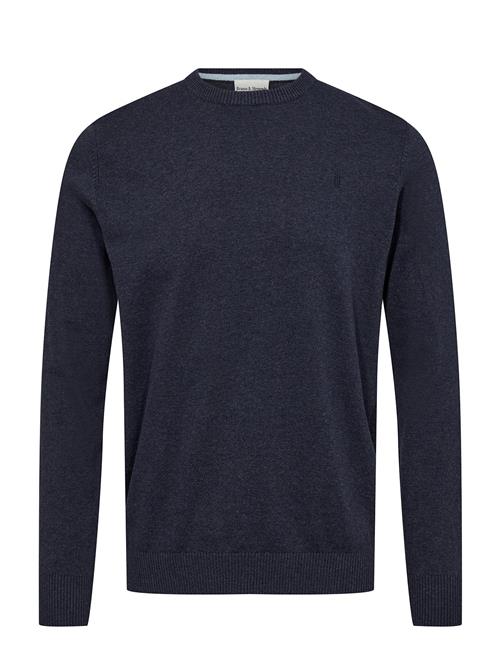 Se Bruun & Stengade Bs Jupiter Regular Fit Knitwear Bruun & Stengade Navy ved Booztlet