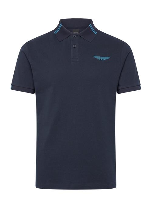 Hackett London Am Tipped Polo Hackett London Navy