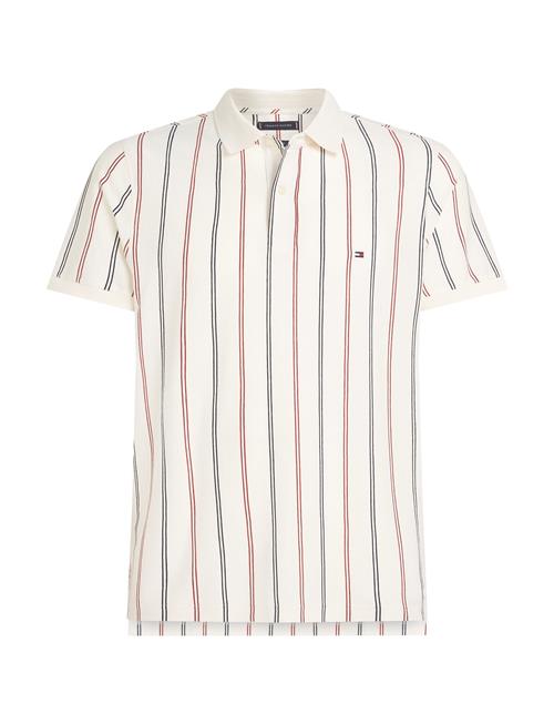 Tommy Hilfiger Vertical Stripe Reg Polo Tommy Hilfiger White