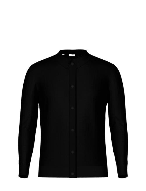 Selected Homme Slhmattis Ls Knit Polo Cardigan Selected Homme Black