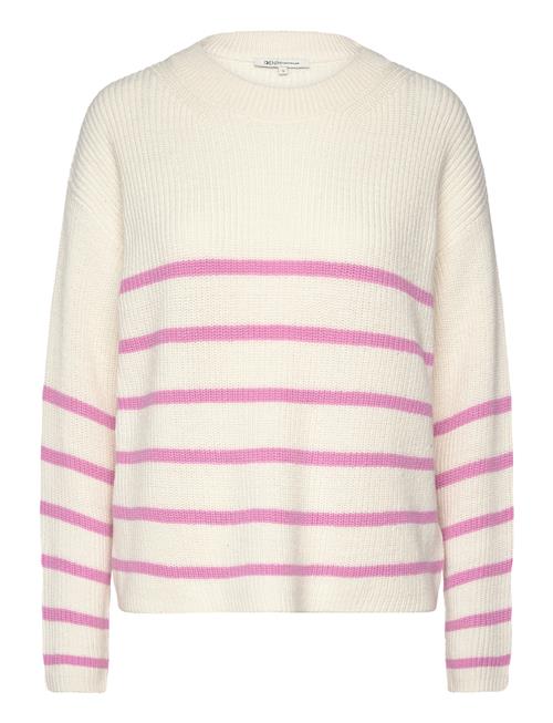 Se Tom Tailor Pullover With Stripes Tom Tailor Patterned ved Booztlet