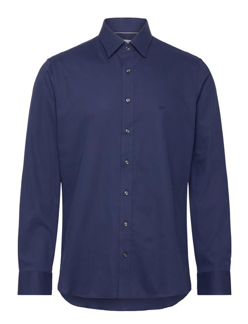 Michael Kors Engineerd Structured Slim Shirt Michael Kors Navy