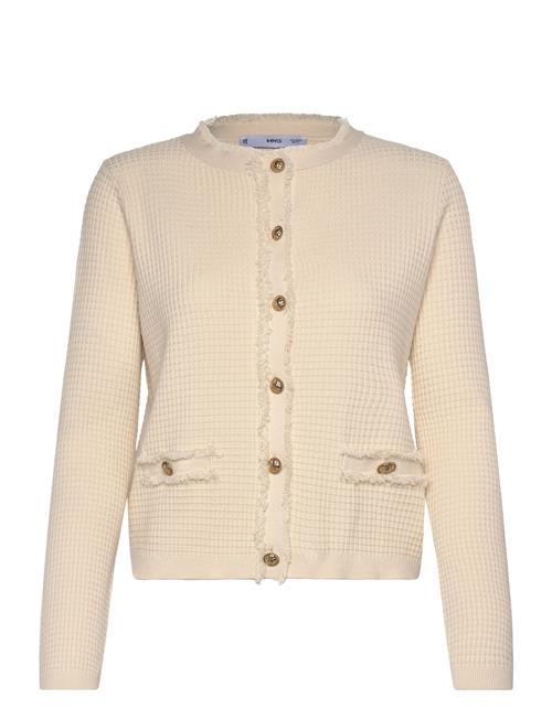 Button Knit Cardigan Mango Cream