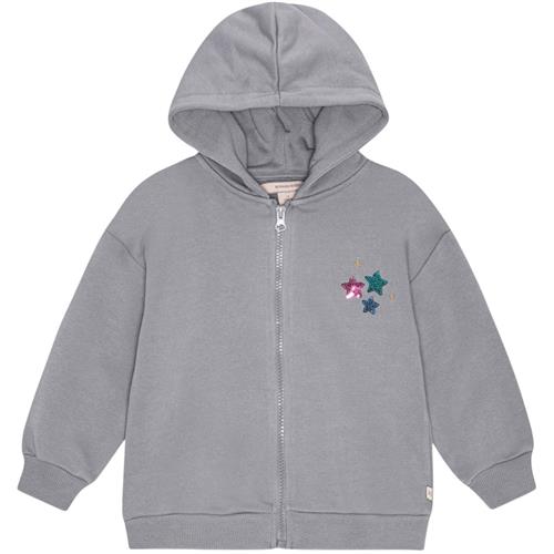 Se Konges Sløjd Lou Sequins Sweat Hood  Tradewinds | Grå | 2 years ved Babyshop