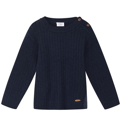 Se Hust and Claire Hust and Claire Bluse - Strik - Uld - HcPil - More Navy ved KidsWorld