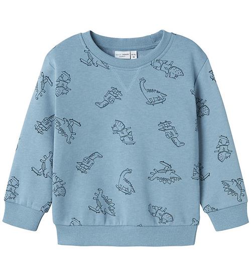 Se Name It Name It Sweatshirt - NmmVimo - Mountain Spring/Dinoaop ved KidsWorld