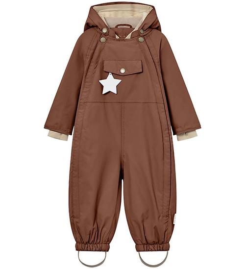 Mini A Ture Flyverdragt - Wisti Fleece - Rootbeer Brown