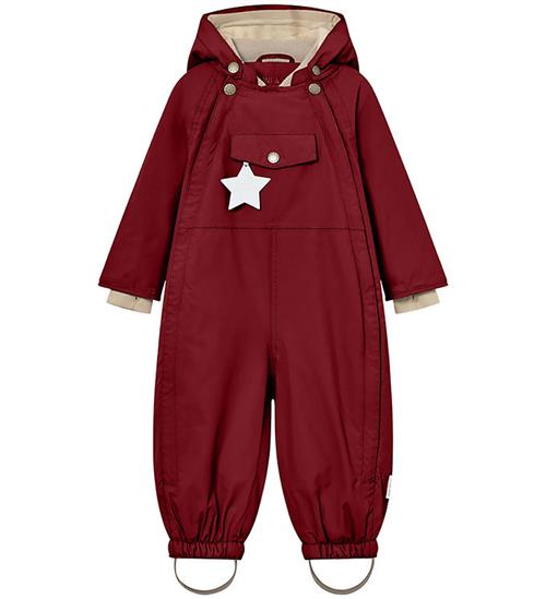 Mini A Ture Flyverdragt - Wisti Fleece - Red Merlot