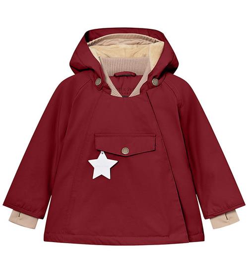 Se Mini A Ture Vinterjakke - Wang Fleece - Red Merlot ved KidsWorld