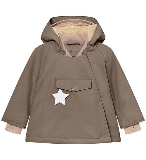 Se Mini A Ture Mini A Ture Vinterjakke - Wang Fleece - Morel Grey ved KidsWorld