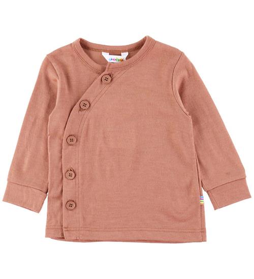 Se Joha Cardigan - Uld - RÃ¸d/Brun ved KidsWorld