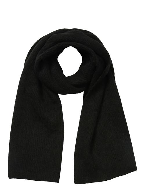 Slfmaline Lano Knit Scarf Noos Selected Black