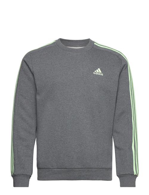 Se adidas Sportswear M 3S Fl Swt Adidas Sportswear Grey ved Booztlet