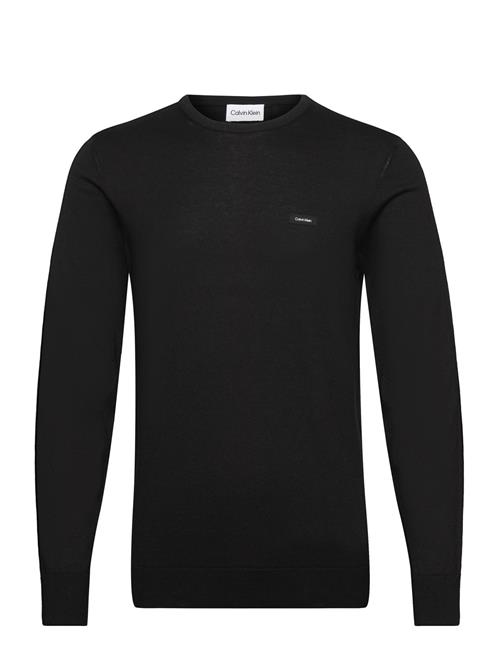 Calvin Klein Cotton Silk Cn Sweater Calvin Klein Black