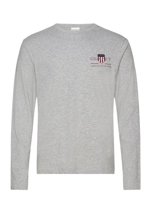 GANT Reg Medium Archive Shield Ls T GANT Grey