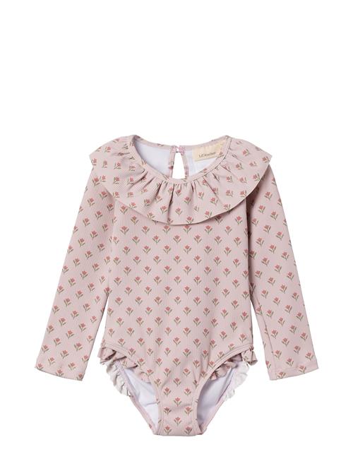 Lil'Atelier Nmffarley Ls Swimsuit Lil Lil'Atelier Pink