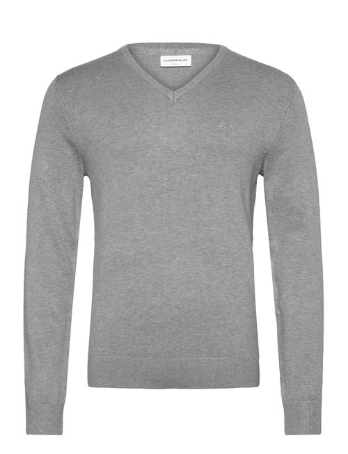 Lindbergh Eco Vero V-Neck Jumper Lindbergh Grey