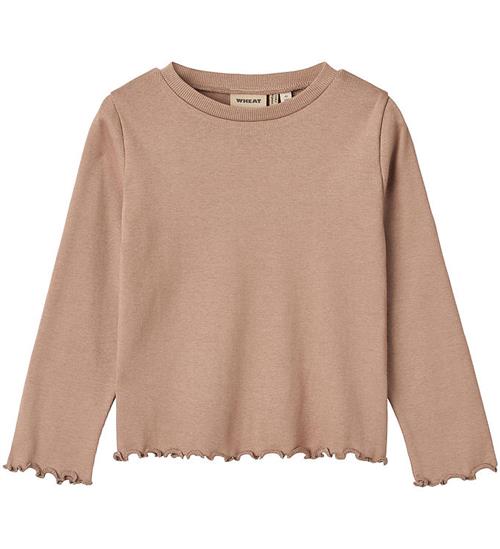 Se Wheat Bluse - Rib - Else - Nougat Rose ved KidsWorld