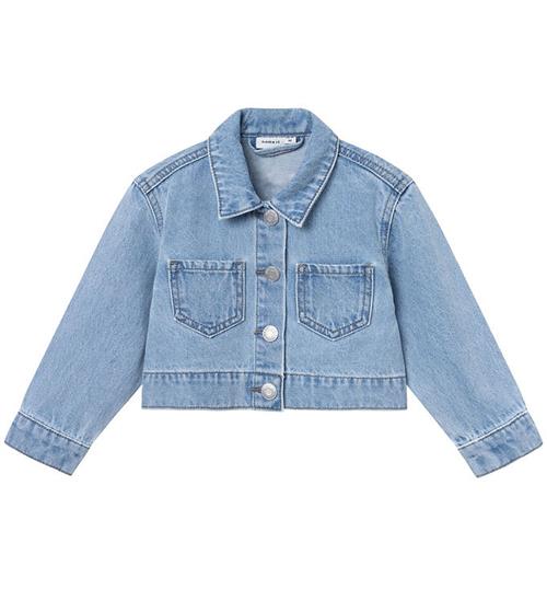 Name It Name It Denimjakke - NmfConny - Light Blue Denim m. EnhjÃ¸rning