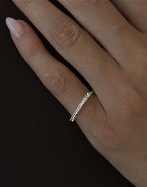 Muli Collection - Sølv - Marquise Stacker Ring