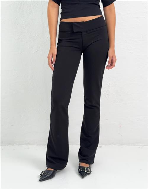 Nelly - Sort - Soft Flare Pants