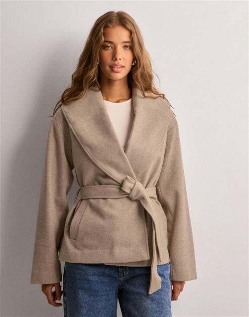 Only - Beige - Onlaugusta Life Short Coat Otw Noos