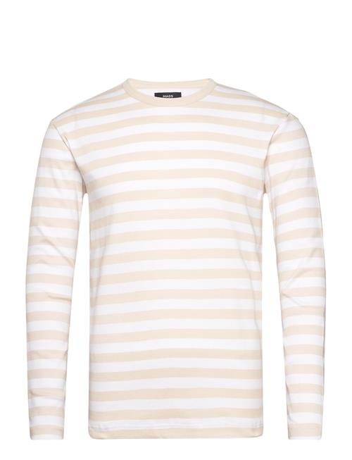 Midi Rib Tobias Tee Ls Mads Nørgaard Beige