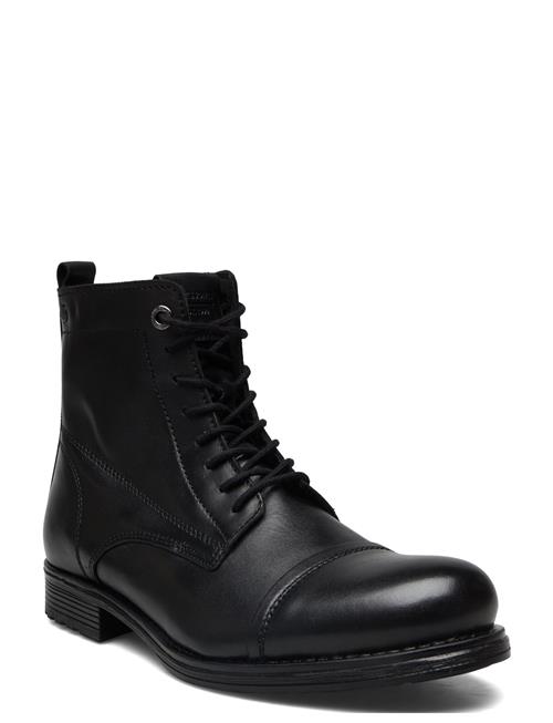 Jack & Jones Jfwshaun Leather Boot Sn Jack & J S Black