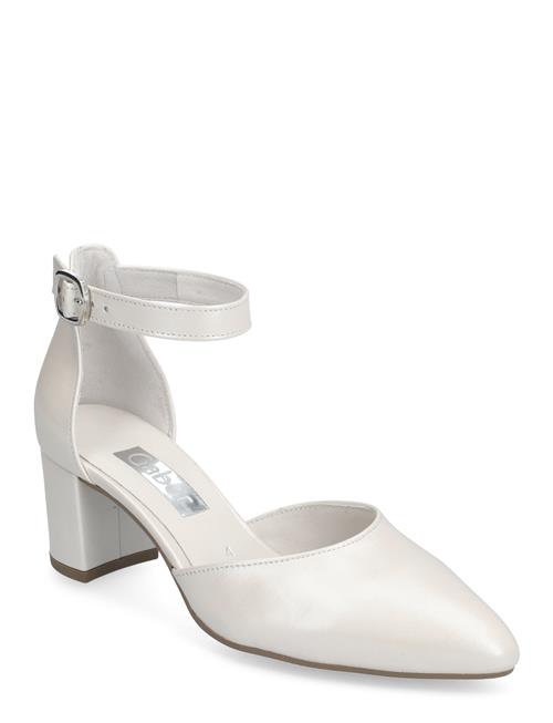 Se Gabor Ankle-Strap Pumps Gabor White ved Booztlet