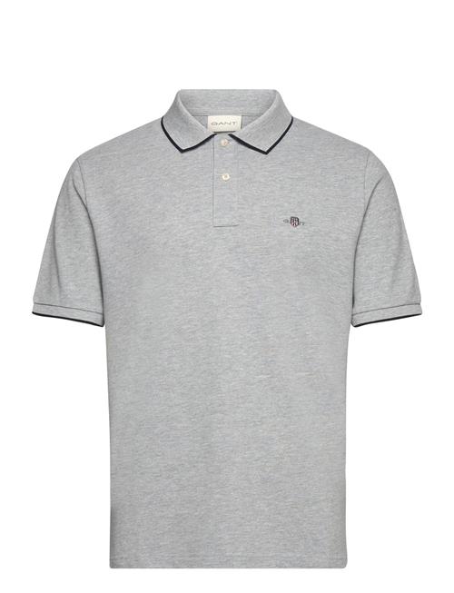 Framed Tipping Ss Polo GANT Grey